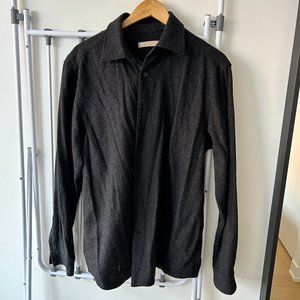 Casual Shirt - Charcoal - longsleeve - Men's Large